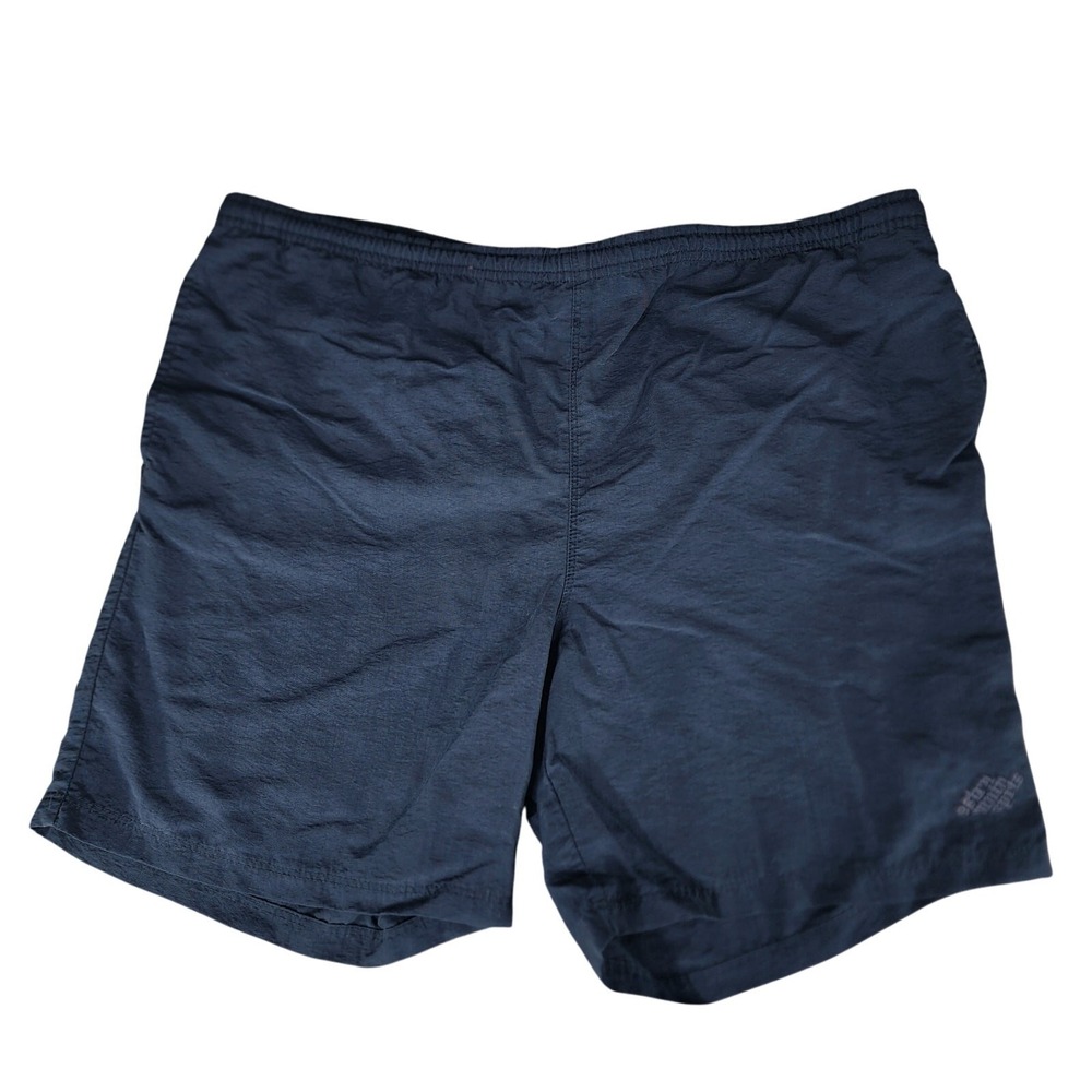Eastern Mountain Sports Shorts L* Mens Nylon Navy Blue Lined Swim Running Hiking